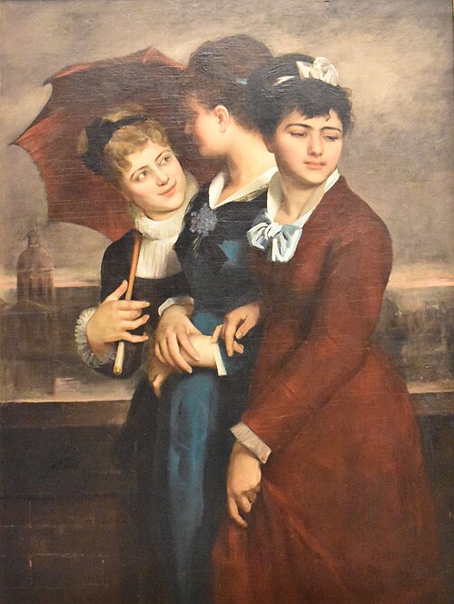 Trois grisettes toulousaines, 1879, Marie Petiet