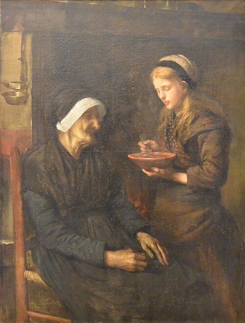 Repas de la grand-mère, 1900, Marie Petiet