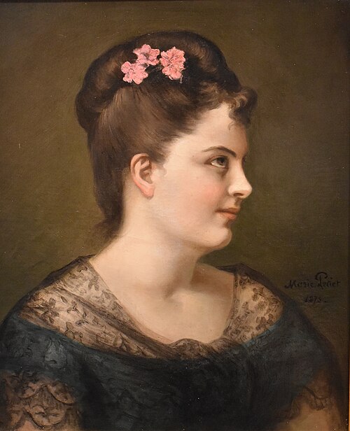 Autoportrait, 1875, Marie Petiet
