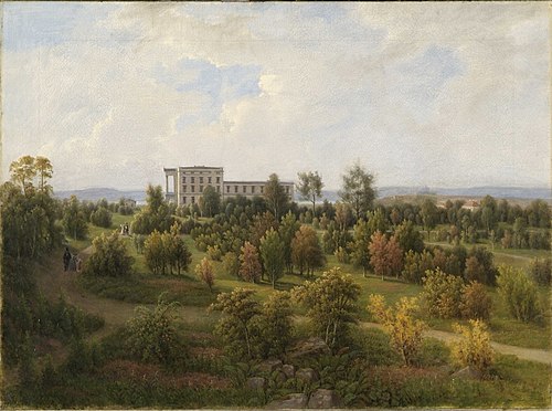 Slottet og slottsparken, 1800, Hans Linstow