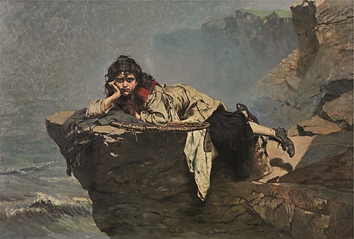 Flutumfangen, 1876, Frank Buchser