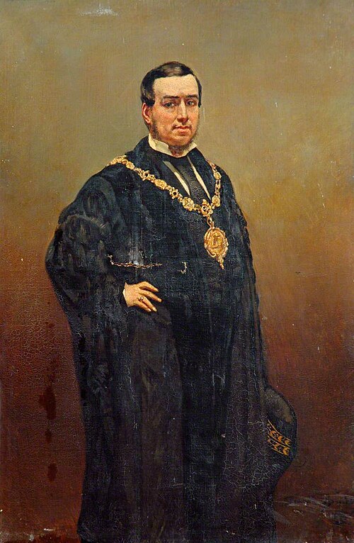 John Hart in Mayoral Robes, 1875, Frank Buchser