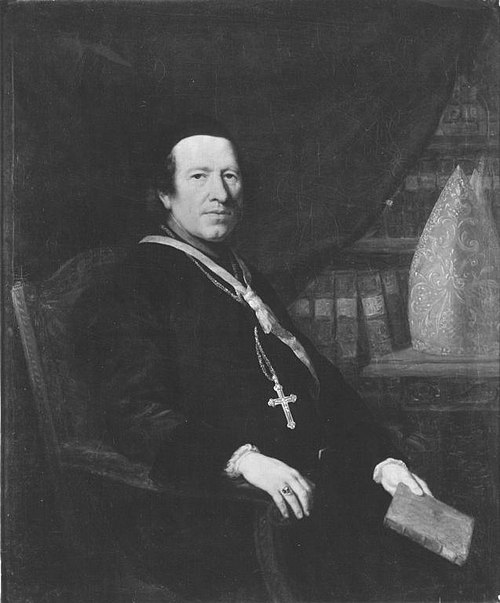 Berthold II. Wolf, Propst des Augustinerchorherrenstifts Dießen, 1790, Moritz Kellerhoven