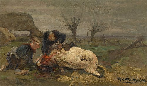 Le cochon abattu, 1901, Marten Melsen