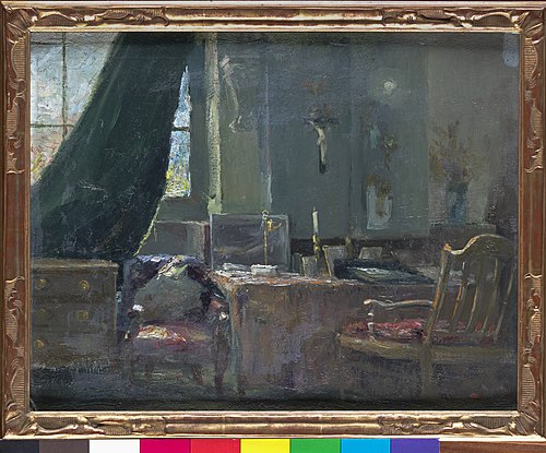 L'atelier de Marthe Massin dans la rue Potagère, 1900, Marthe Massin