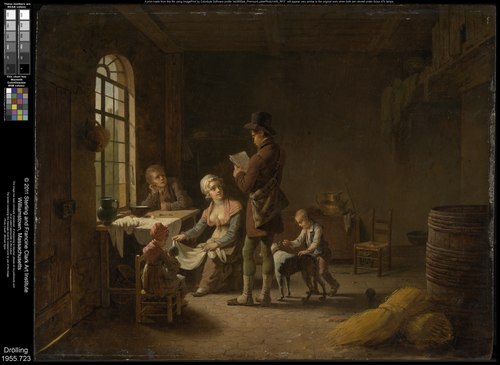 The Letter, 1816, Martin Drolling