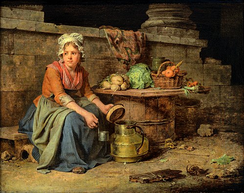 La Petite Laitière, 1792, Martin Drolling