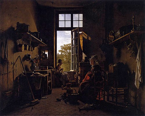 Intérieur d'une cuisine, 1815, Martin Drolling