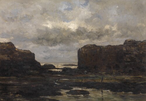 The Coast at Saintonge, 1879, Martin Léonce Chabry