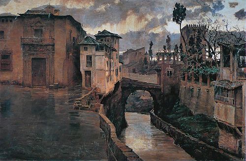 Memories of Granada, 1881, Antonio Muñoz Degrain