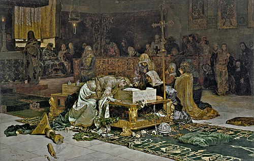 The Lovers of Teruel, 1884, Antonio Muñoz Degrain