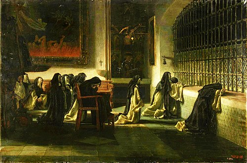 La oración, 1871, Antonio Muñoz Degrain
