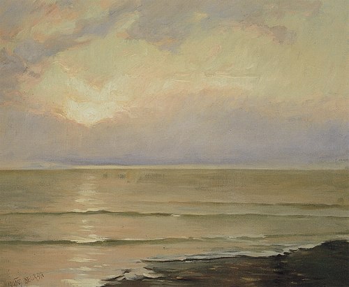 Sunset, 1900, Antonio Muñoz Degrain