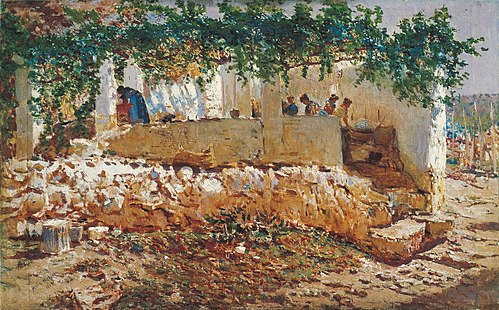 Washerwomen, 1903, Antonio Muñoz Degraín