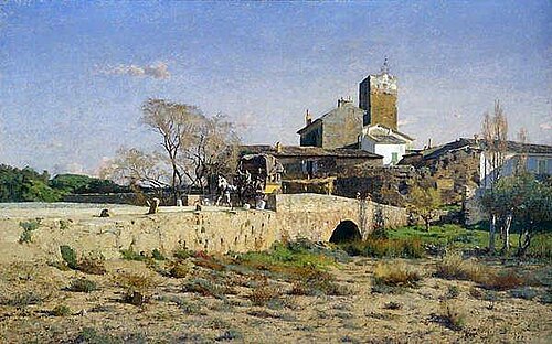 A Winter Afternoon in Provence (A Winter Afternoon in the South of France), 1882, Adrian Stokes