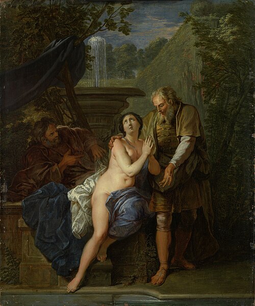 Suzanne et les deux vieillards, 1699, Nicolas Bertin