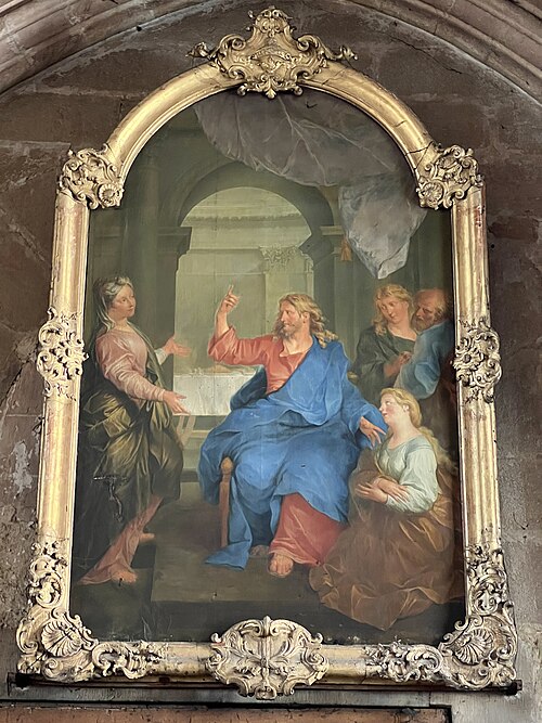 Jésus chez Marthe et Marie, , Nicolas Bertin