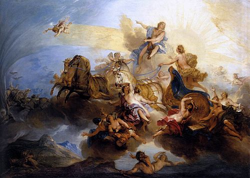 Phaéton conduisant le char du soleil, 1720, Nicolas Bertin