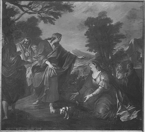 Le Christ et la Cananéenne, 1701, Nicolas Bertin
