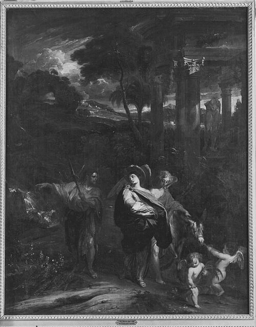 Fuite en Egypte, 1701, Nicolas Bertin