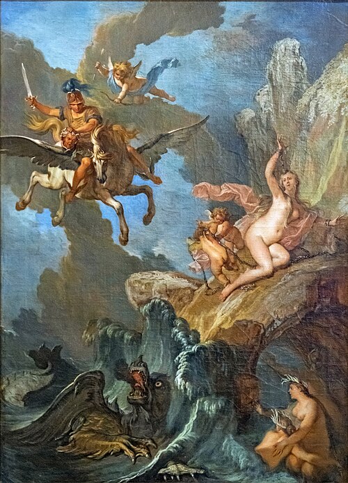Persée délivrant Andromède, 1712, Nicolas Bertin