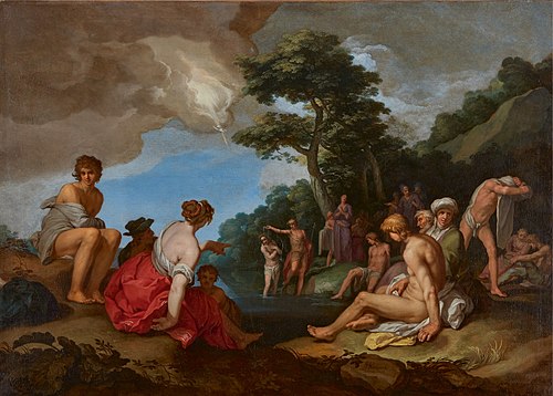 Le Baptème du Christ, 1646, Abraham Bloemaert