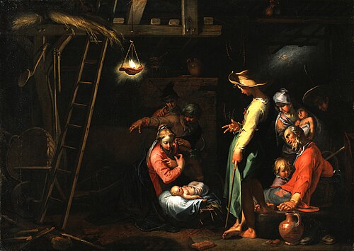 The Adoration of the Shepherds, 1600, Abraham Bloemaert