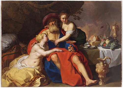 Lot and His Daughters, 1624, Abraham Bloemaert