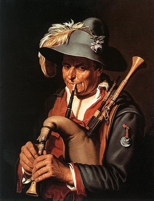The Bagpiper, 1627, Abraham Bloemaert