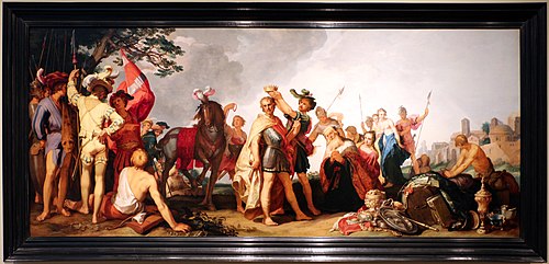 Scene of Triumph, 1629, Abraham Bloemaert