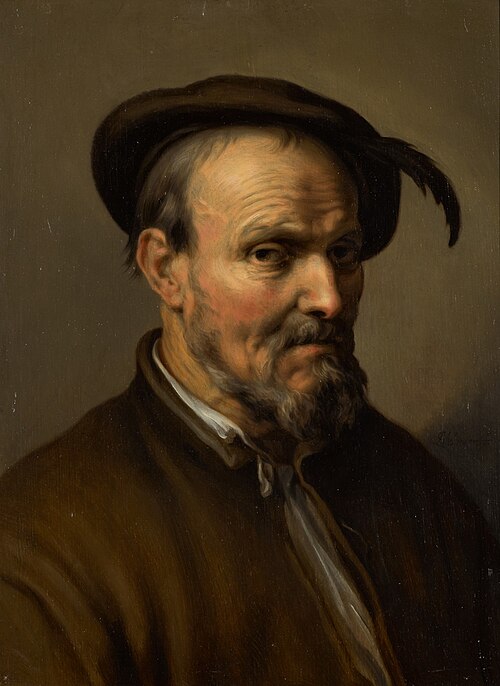 Bust of an old man, 1613, Abraham Bloemaert