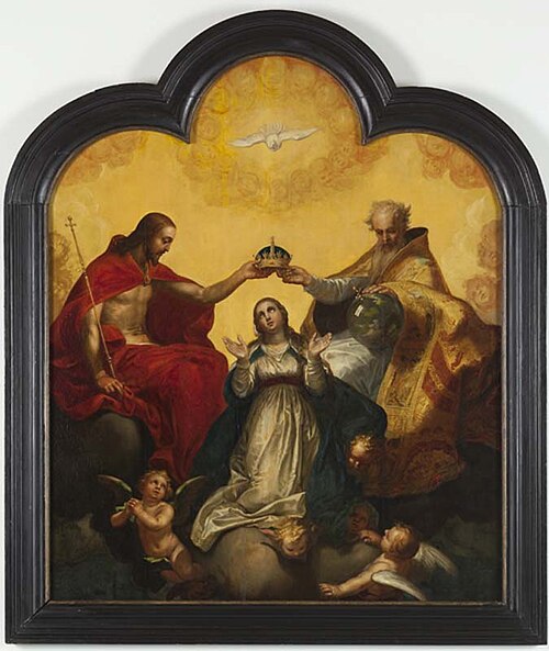 Coronation of the virgin, 1619, Abraham Bloemaert