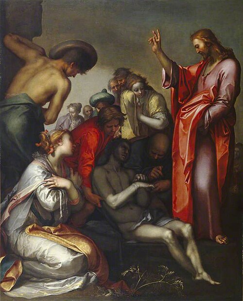 The Raising of Lazarus, 1600, Abraham Bloemaert