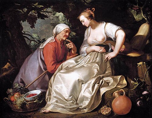 Vertumnus und Pomona, 1620, Abraham Bloemaert