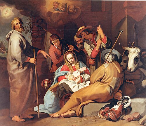 L’Adoration des bergers, 1650, Abraham Bloemaert