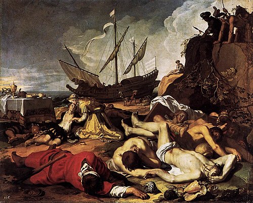 Charikleia  und  Theagenes, 1625, Abraham Bloemaert