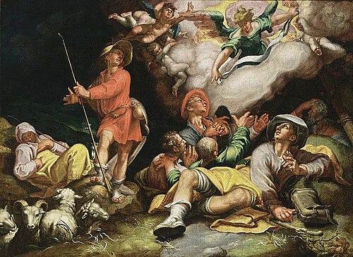 The Annunciation to the Shepherds, 1600, Abraham Bloemaert