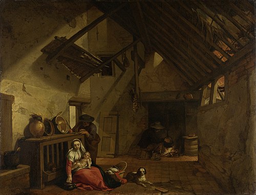 Le Repos pendant la fuite en Égypte, 1632, Abraham Bloemaert