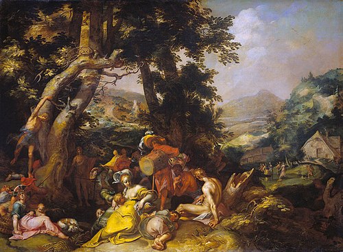 La prédication de Saint Jean Baptiste, 2000, Abraham Bloemaert
