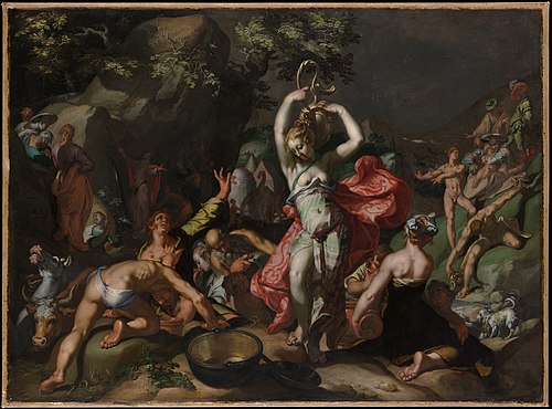 Moses Striking the Rock, 1596, Abraham Bloemaert