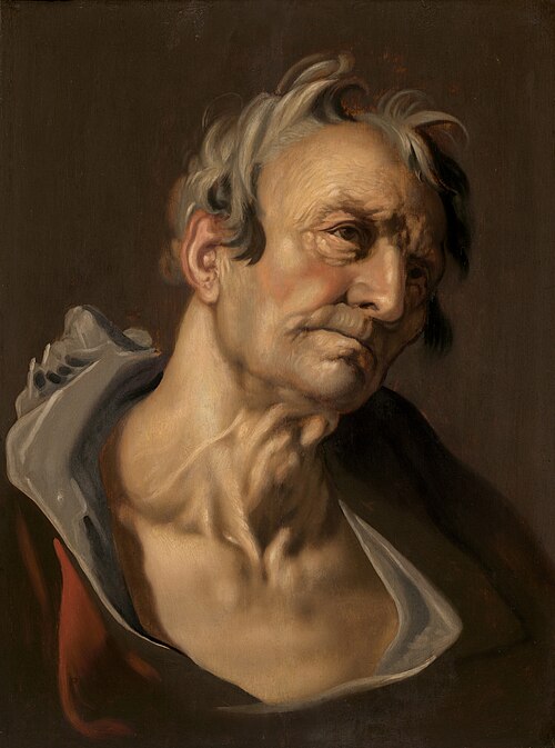 Head of an Old Man, , Abraham Bloemaert