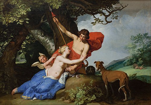 Vénus et Adonis, 1632, Abraham Bloemaert