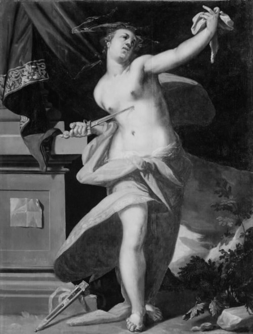 The Suicide of Lucretia, 1586, Abraham Bloemaert
