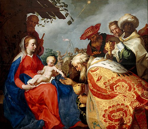 Adoration of the Magi, 1624, Abraham Bloemaert
