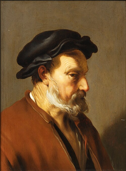 Kop van een oude man, 1640, Abraham Bloemaert