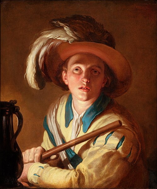 The flute player, 1621, Abraham Bloemaert