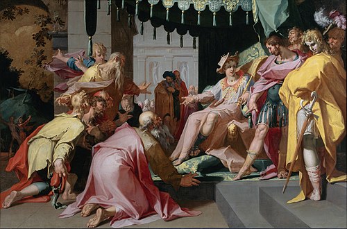 Joseph and his Brothers, 1595, Abraham Bloemaert