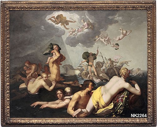 The triumph of Neptune, 1625, Abraham Bloemaert