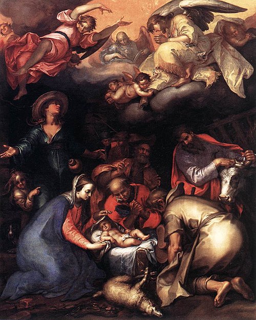 L'Adoration des bergers, 1612, Abraham Bloemaert