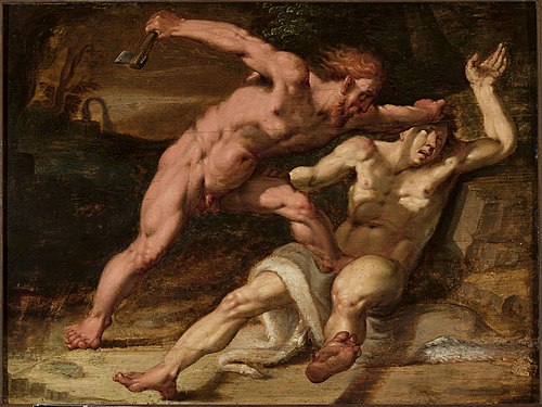 Caïn tuant Abel, 1593, Abraham Bloemaert